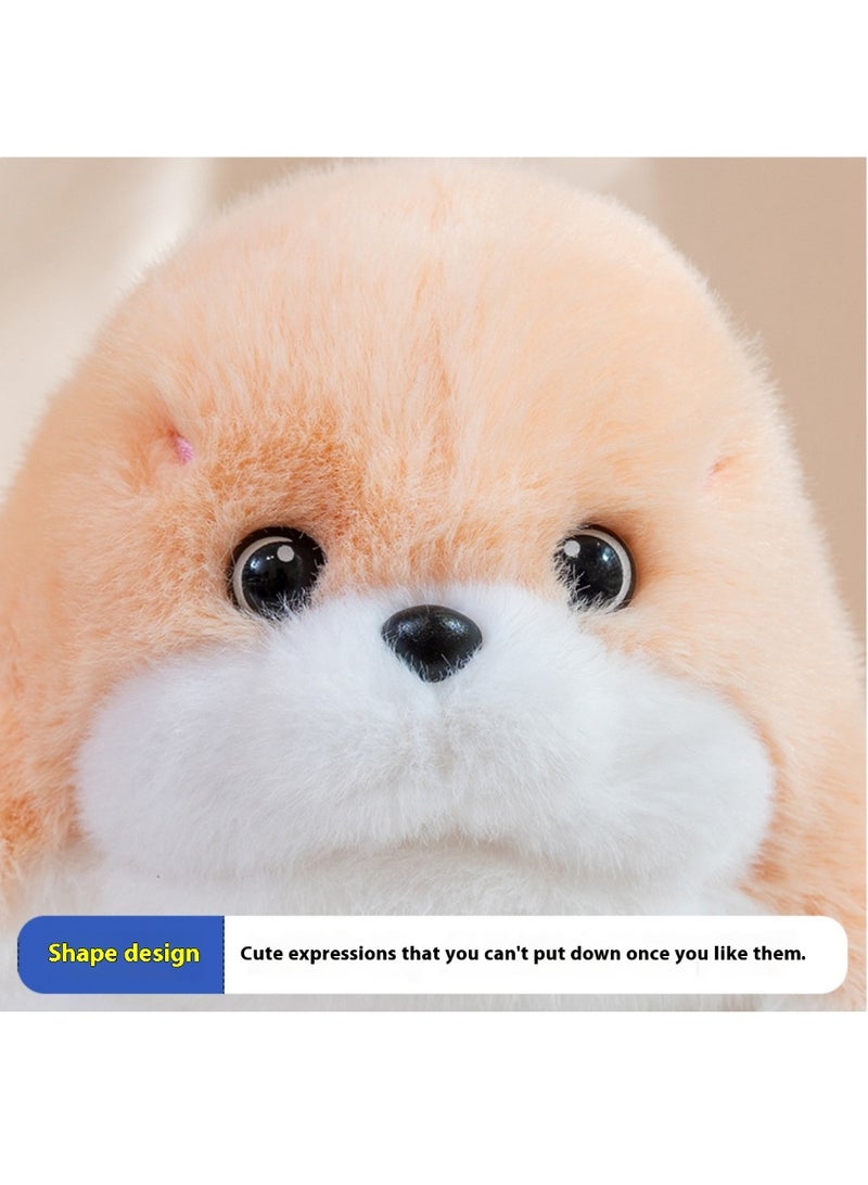 26cm seal doll plush toy, children's toys, sleeping dolls, marine animal dolls, home decoration ornaments, birthday gifts, contains plastic particles, skin-friendly and soft - Image 4