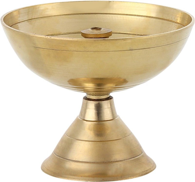 Rolimoli Pure Brass Paro Pyali Akhand Diya 9cm - Image 1