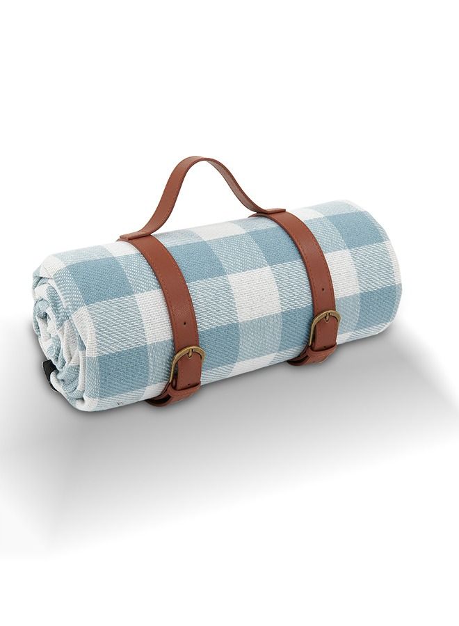 NIBEMINENT Picnic Blanket Portable Foldable and Waterproof with Carry Strap 200 * 200cm - Image 1