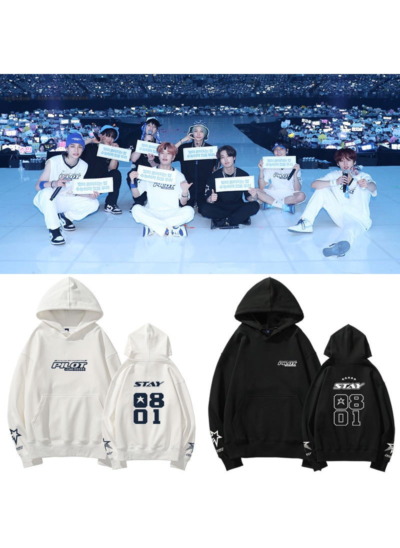 Generic - Stray Kids 3RD FM 5STAR Hoodie Sweatshirt Fleece-Black - Image 1