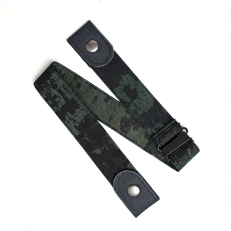 Heavy Duty Durable Camo Stretch Belt Abrasion Resistant Long Lasting 80-100cm - Image 5