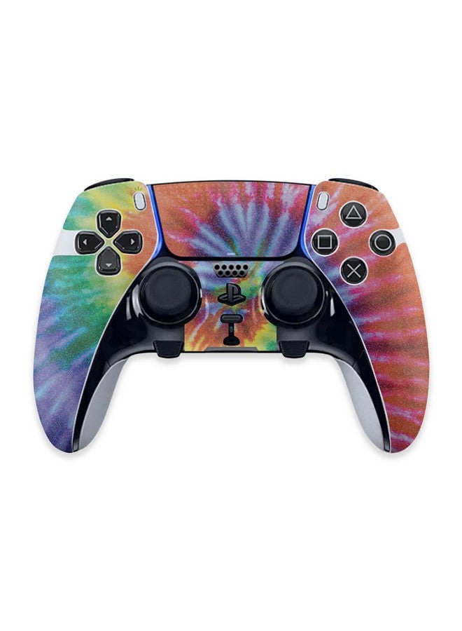 MIGHTY SKINS Mightyskins Glossy Glitter Skin Compatible With Ps5 Dualsense Edge Controller Tie Dye Spiral | Protective, Durable High Gloss Glitter Finish | Easy To Apply & Change Styles | Made In The Usa - Image 1
