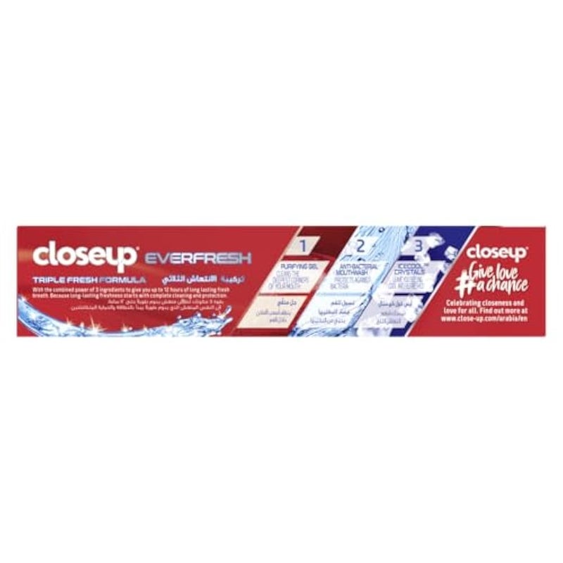 CLOSE UP Closeup Ever Fresh for 12H Fresh breath Red Hot Toothpaste 100ml - Image 5