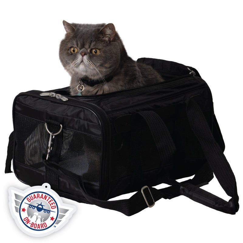 Sherpa Original Deluxe Travel Pet Carrier Airline Approved Guaranteed On Board Black Small