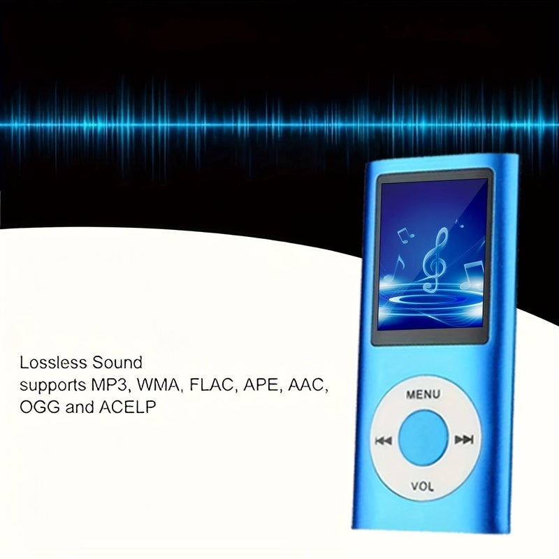 Pink MP3 Player 32GB Portable Digital Music Player with Voice Record - Image 2