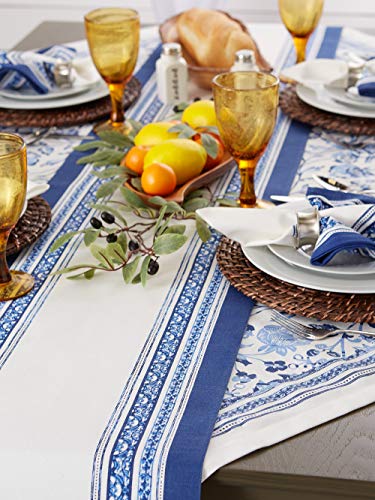 DII Table Top Décor Collection Spring & Summer Table Runner, 14x72, Porto Stripe Print - Image 5