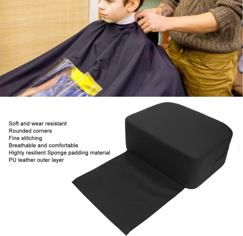 GUPE Salon Booster Seat Cushion for Child Hair Cutting - Waterproof PU Leather - Image 2