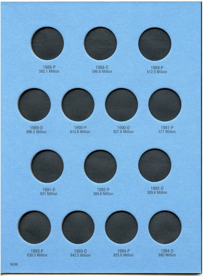 Whitman US Washington Quarter Coin Folder Volume 4 1988 - 1998 #9038 - Image 2