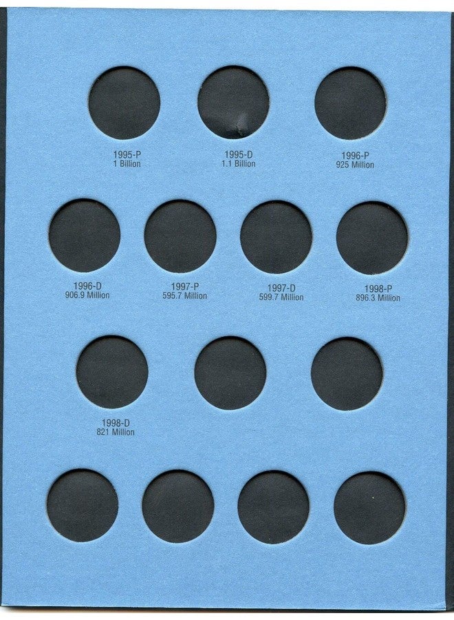 Whitman US Washington Quarter Coin Folder Volume 4 1988 - 1998 #9038 - Image 3