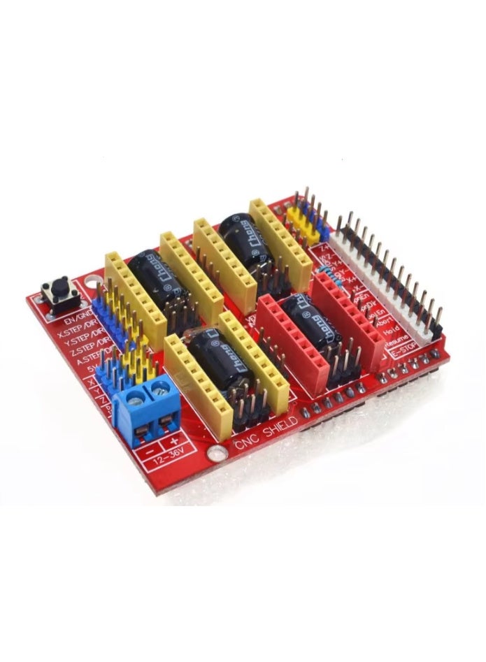 لوحة توسع CNC Shield V3 لأردوينو أونو R3 – متوافقة مع مشغلات خطوات A4988 – لطابعات ثلاثية الأبعاد، آلات النقش CNC، قواطع الليزر – سهلة التركيب والاستخدام - Image 4