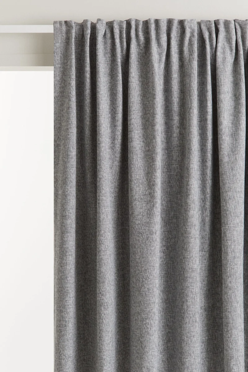 H&M 1-pack wide blackout curtain length