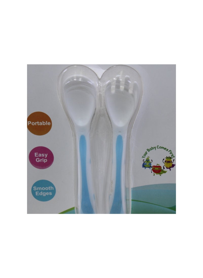 La Frutta Grip & Go Feeding Set +4m – Baby Blue - Image 2