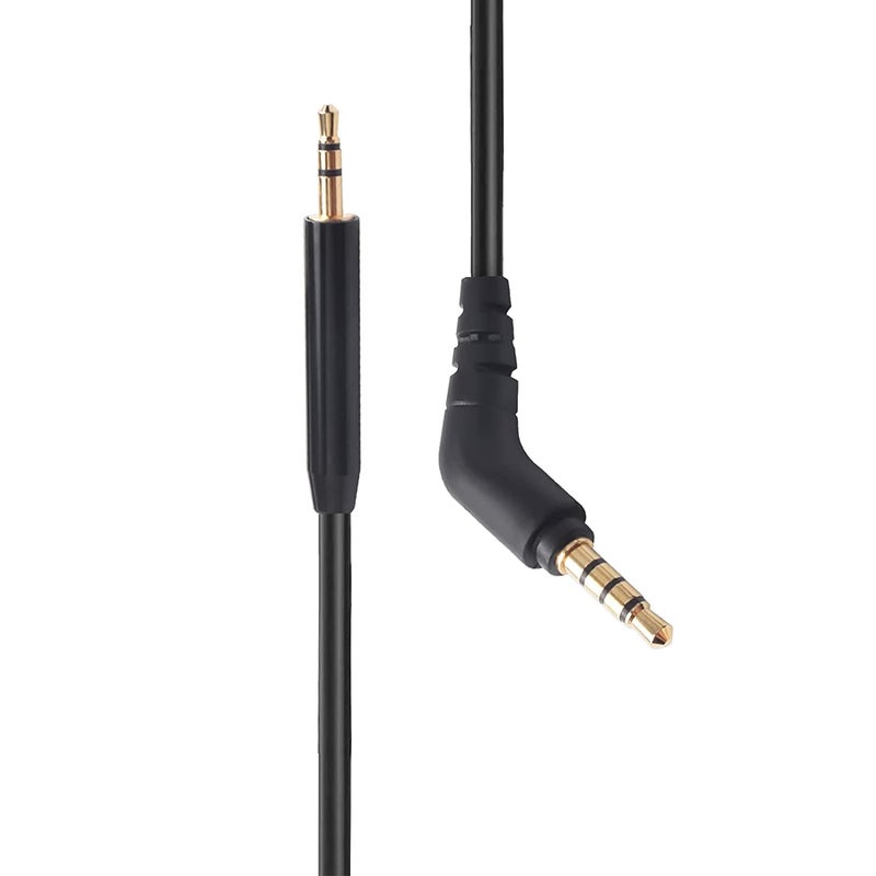 كابل صوتي Muigiwi من 2.5 مم إلى 3.5 مم متوافق مع سماعات Bose SoundTrue وSoundlink وBose 700 وQuietcomfort 25 وQC25 وQC35 وQC45 وOn-Ear 2 وOE2 وOE2i (بدون ميكروفون) (3.3) - Image 2