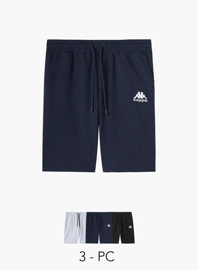 Kappa Set of 3 - Kappa Shorts with Drawstring Closure