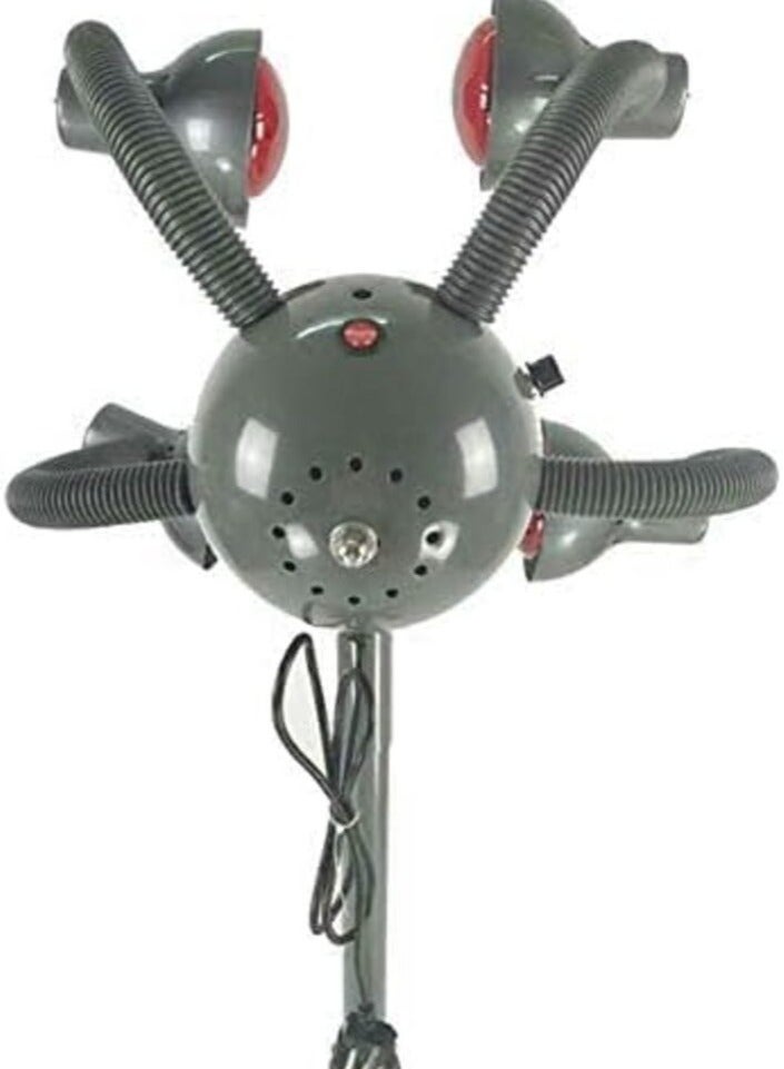 5 Heads Infrared Heat Lamp Hair Dryer Color Therapy Styling Tools Flexible Arms - Image 3