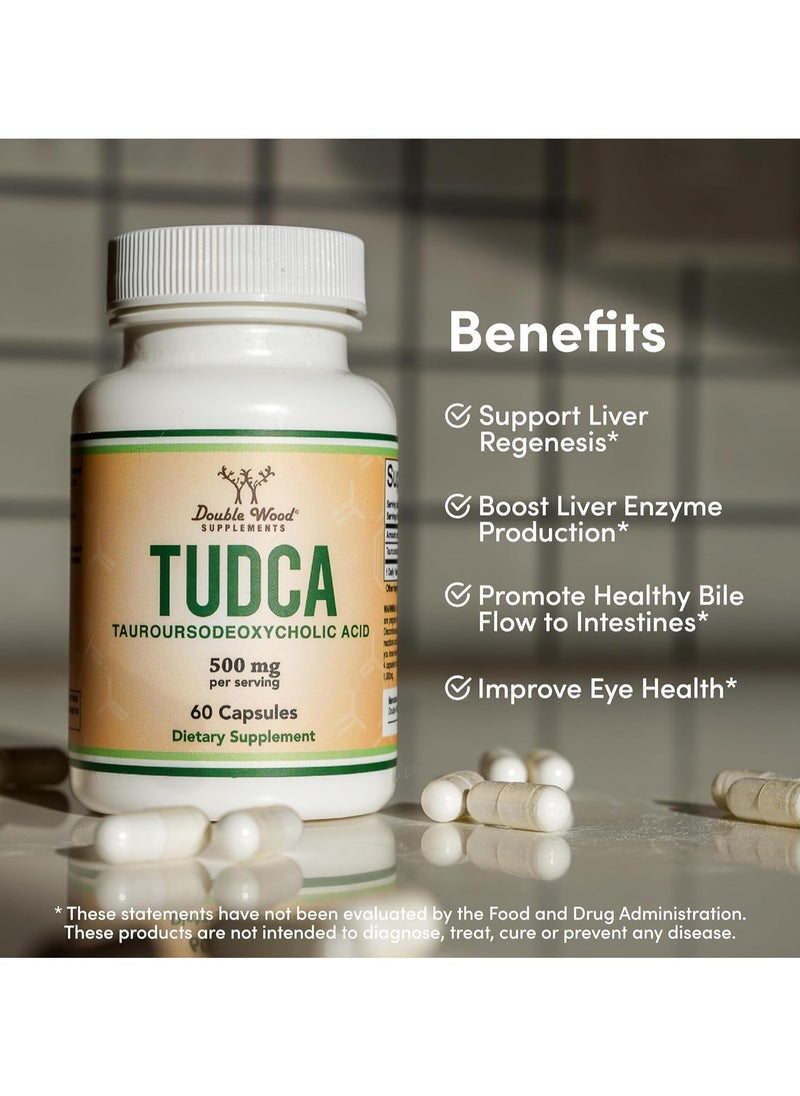 DoubleWood DoubleWood Supplements TUDCA Liver Support Supplement 60 Capsules  - Image 3