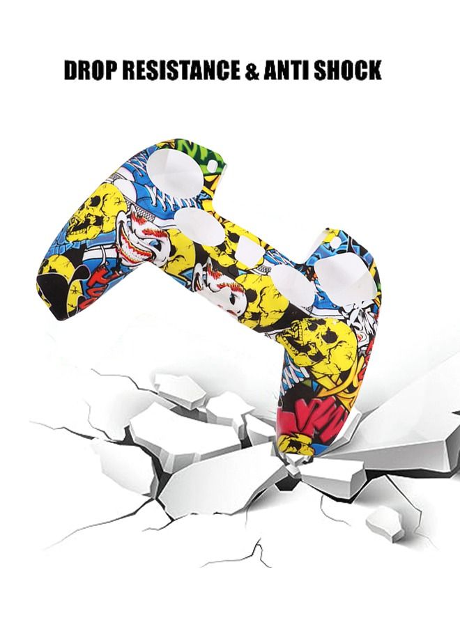 Silicone Skin Accessories for Sony PS5 Wireless Controller Grip Covers Case with Anti-Slip Anti-Scratch Silicone Dustproof Protective,PS5 Controller Skin Protector - Image 4