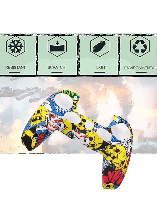 Silicone Skin Accessories for Sony PS5 Wireless Controller Grip Covers Case with Anti-Slip Anti-Scratch Silicone Dustproof Protective,PS5 Controller Skin Protector - Image 5