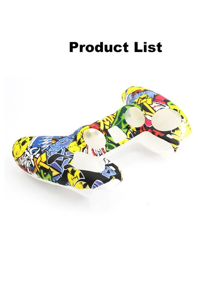 Silicone Skin Accessories for Sony PS5 Wireless Controller Grip Covers Case with Anti-Slip Anti-Scratch Silicone Dustproof Protective,PS5 Controller Skin Protector - Image 3