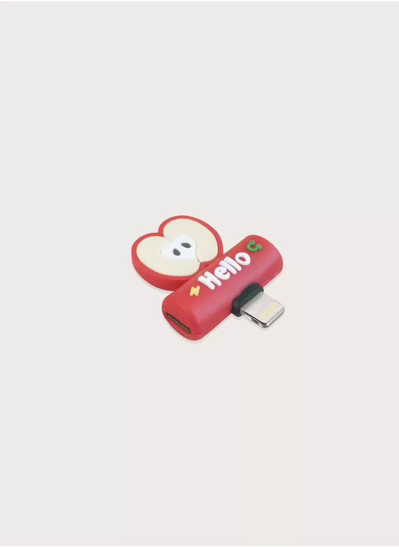 Generic Cartoon Audio Adapter Compatible With iPhone  - Image 2