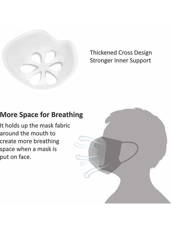 NIBEMINENT 5-Piece Silicone Bracket Mask - Image 2