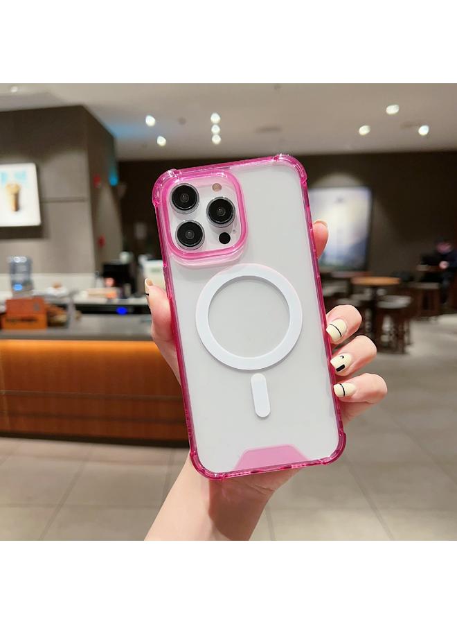 S-TOP Case For iPhone 14 Pro Max High Transparent Acrylic MagSafe Shockproof Phone Case - Image 1