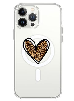 Magnetic Case for iPhone 14 Pro Max 6.7-inch Compatible with MagSafe Wireless Charging, Shockproof Phone Bumper Cover leopard Print copy