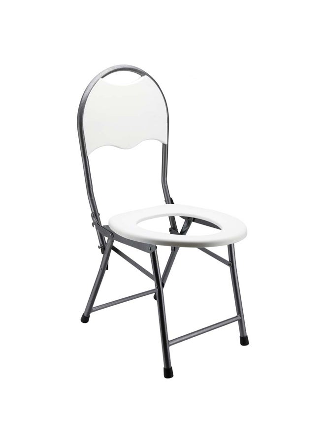 DPT Portable folding bath chair, White,48Cm - Image 1