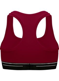 Yohannes Club , Women, Elastic Bustier Bra, Single, Claret Red  - Image 2