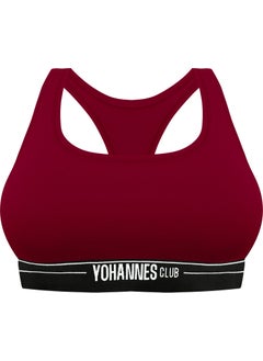 Yohannes Club , Women, Elastic Bustier Bra, Single, Claret Red  - Image 1