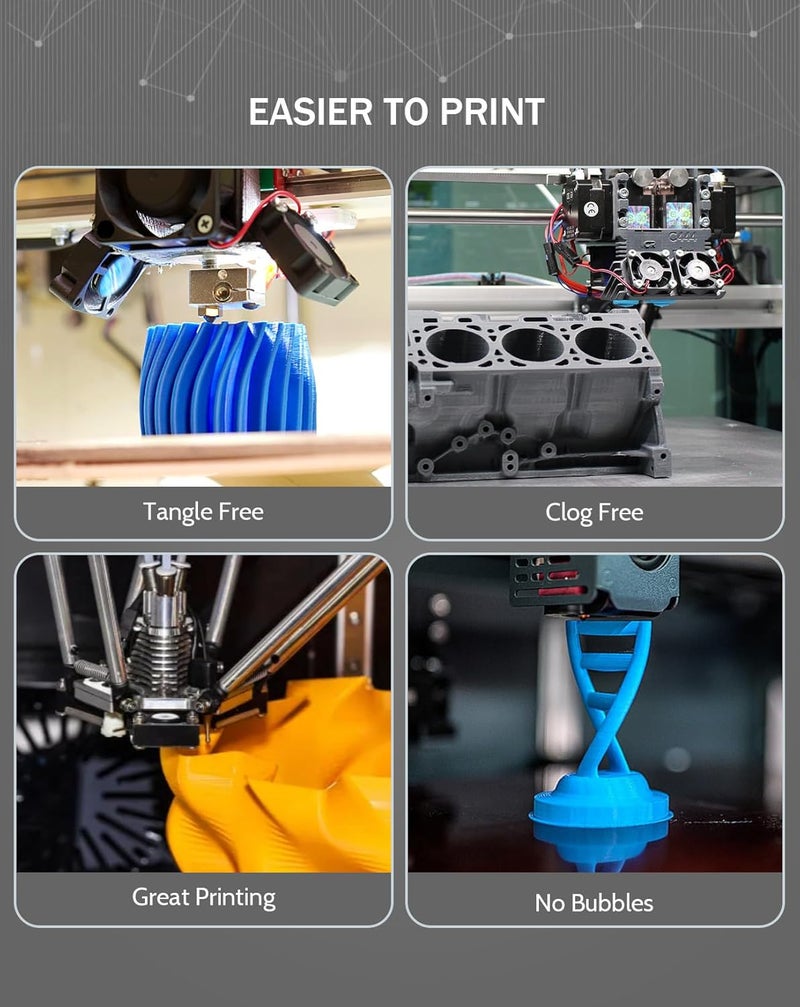 DURAMIC 3D PLA Plus Filament 1.75mm Blue Tougher and Stronger Dimensional Accuracy Probability +/- 0.02mm - Image 2