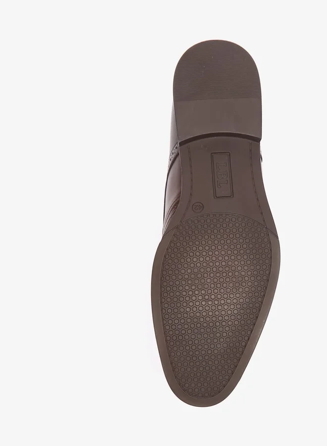 ال بي ال من شو اكسبرس Perforated Lace-Up Derby Shoes