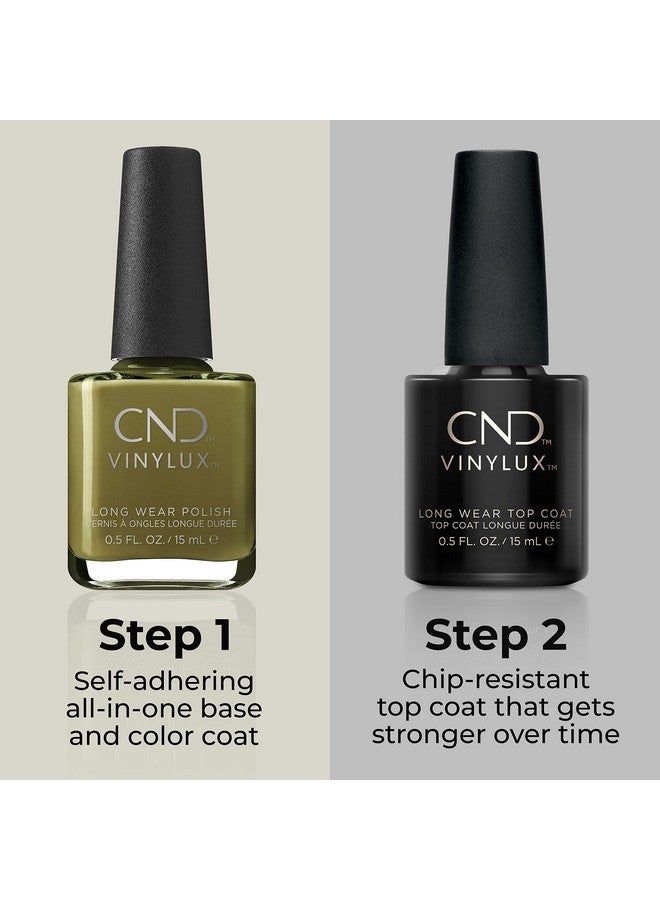 سي إن دي طلاء أظافر فينيلوكس لونج وير أخضر، لون مقاوم لللمعان والتقطيع، 0.5 أونصة سائلة - Image 4