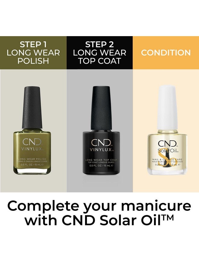 سي إن دي طلاء أظافر فينيلوكس لونج وير أخضر، لون مقاوم لللمعان والتقطيع، 0.5 أونصة سائلة - Image 5