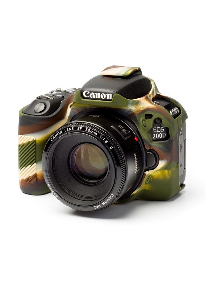 easyCover Protective Camera Case for Canon 200D/250D SL2/SL3 Camo, Camouflage - Image 2