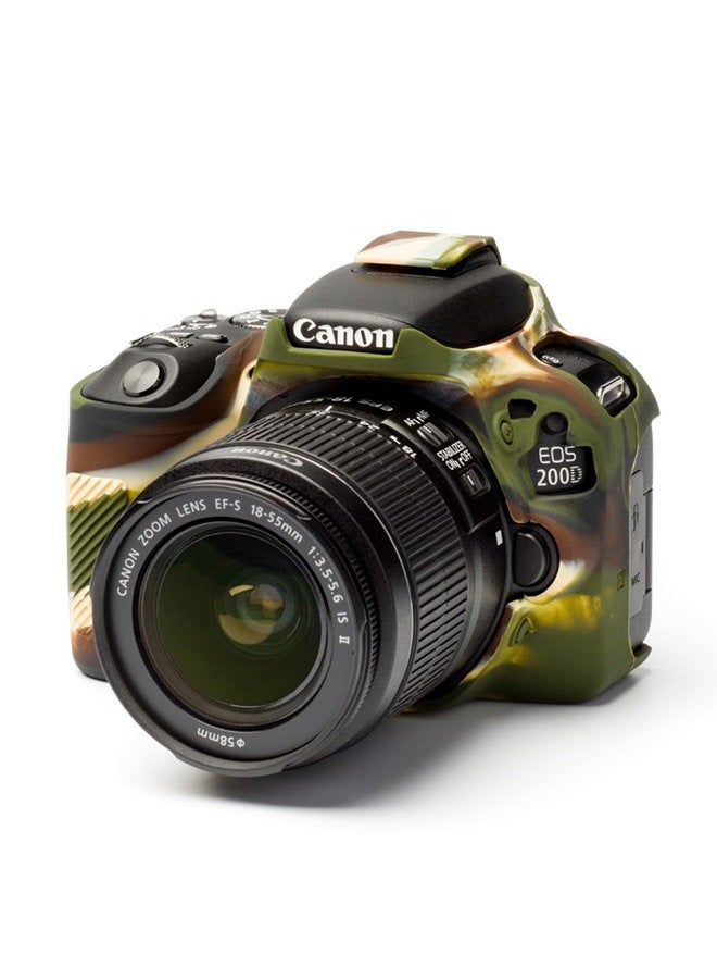 easyCover Protective Camera Case for Canon 200D/250D SL2/SL3 Camo, Camouflage - Image 3