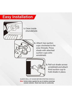 HERIOS Car Side Window Sun Shade | Retractable Car Roller Sunshade for Kids | Baby Car Window Shades for UV and Sun Glare Protection Baby Car Travel Accessories | (53 * 140CM)  - Image 4