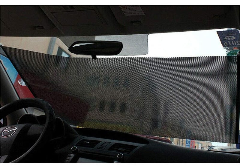 HERIOS Car Side Window Sun Shade | Retractable Car Roller Sunshade for Kids | Baby Car Window Shades for UV and Sun Glare Protection Baby Car Travel Accessories | (53 * 140CM) - Image 1