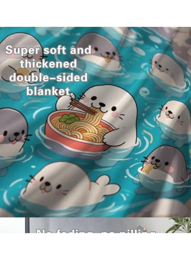 عام بطانية رقيقة من الفانيلا (حرارة ومريحة، ومناسبة للنوم واستخدام اللعبة والغبار والرمل) 150 سم * 200 سم - 188 - Image 5