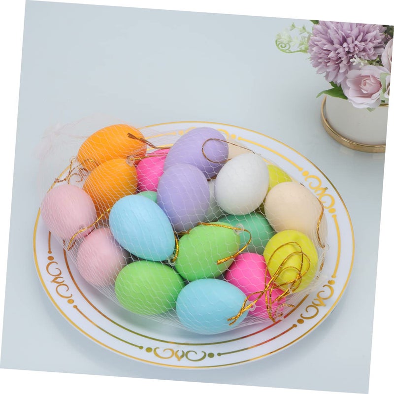 200 Pcs Colorful Easter Eggs For Crafts Hanging Art Pretend Play Kindergarten Activities - Image 3