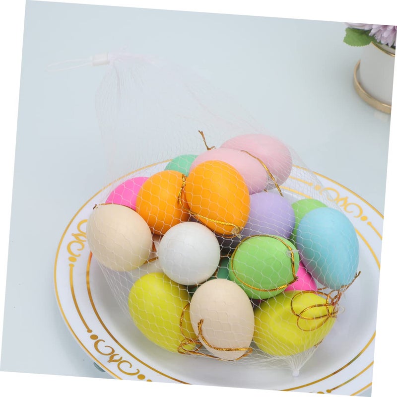 200 Pcs Colorful Easter Eggs For Crafts Hanging Art Pretend Play Kindergarten Activities - Image 4