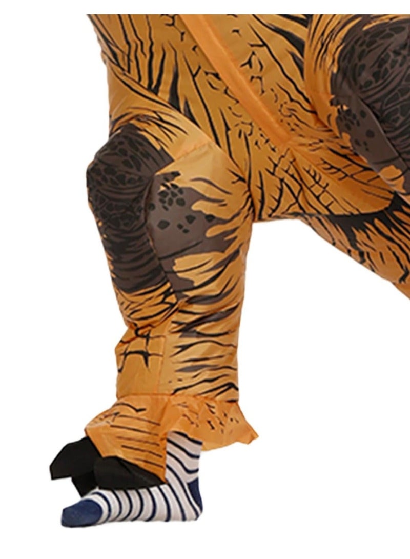 Unisex Jurassic World T-rex Inflatable Costumes, T Rex Costume for Funny Cosplay (for Adults, 160-190cm)  - Image 3