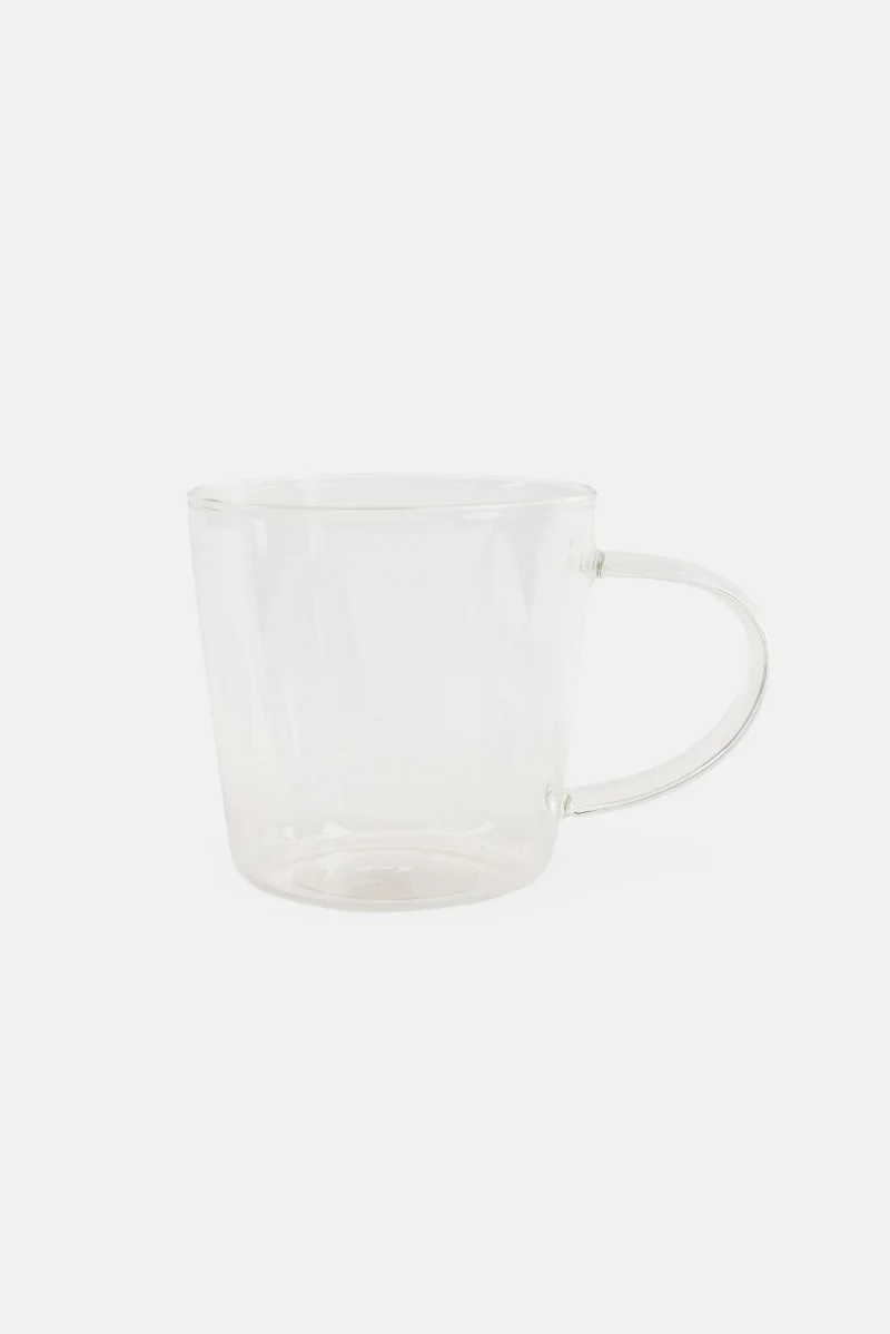 Muy Mucho Borosilicate Mug 280 ml, Transparent