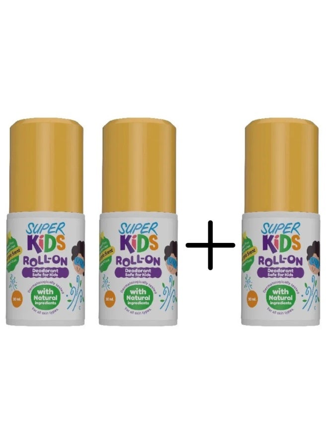 Superkids Roll On Pineapple Scent 30ml 2+1
