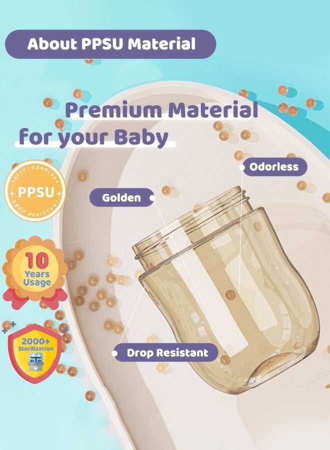 MIXDE PPSU Baby Sippy Cup 260 ML - Image 2