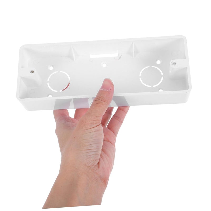 مجموعة صندوق تقاطع من 4 صناديق مآخذ كهربائية مثبتة على السطح من البولي فينيل كلوريد سهلة التركيب - Image 5