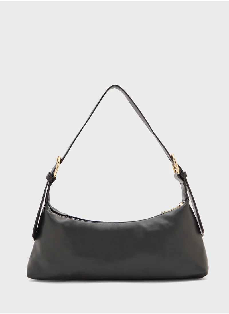 ايلا Metal Zip Detail Shoulder Bag