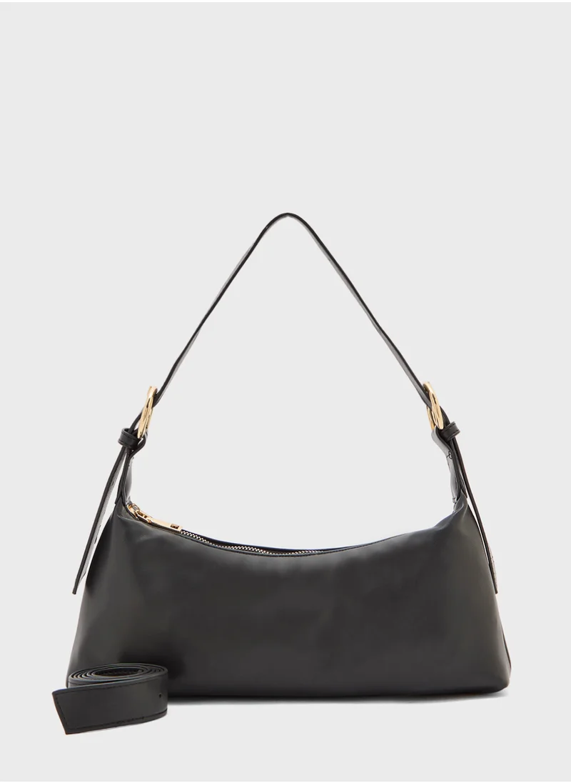 ايلا Metal Zip Detail Shoulder Bag