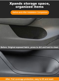 Perfii Tesla Model Y Door Tray Cover Waterproof Tesla Door Storage Tray Cover, Interior Tesla Accessories  - Image 5