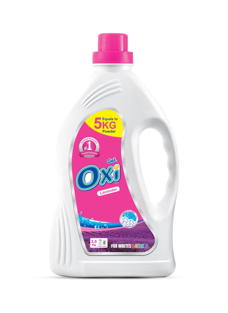 Oxi Automatic Gel Laundry Detergent Lavender Autamatic & Semi-Automatic 2.5kg